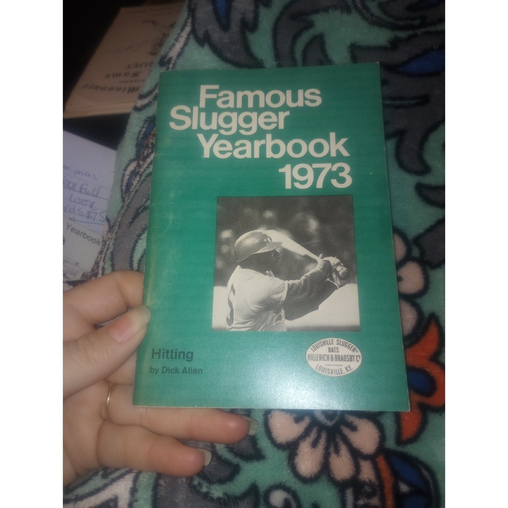 1973 Famous Slugger Yearbook Richard Allen Chicago White Sox